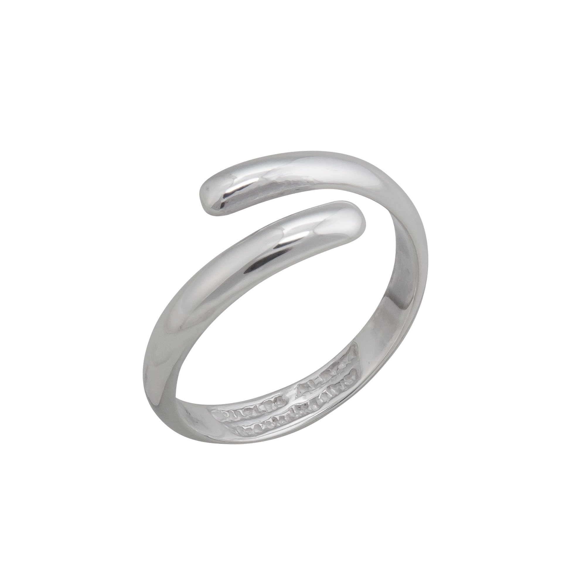 Feather Silver Ring, .925 Sterling Silver Waterproof Adjustable Ring –  KesleyBoutique