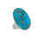 Sterling Silver Copper Infused Turquoise Adjustable Ring | Charles Albert Jewelry