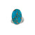 Sterling Silver Copper Infused Turquoise Adjustable Ring | Charles Albert Jewelry