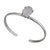 Sterling Silver Herkimer Diamond Mini Cuff | Charles Albert Jewelry