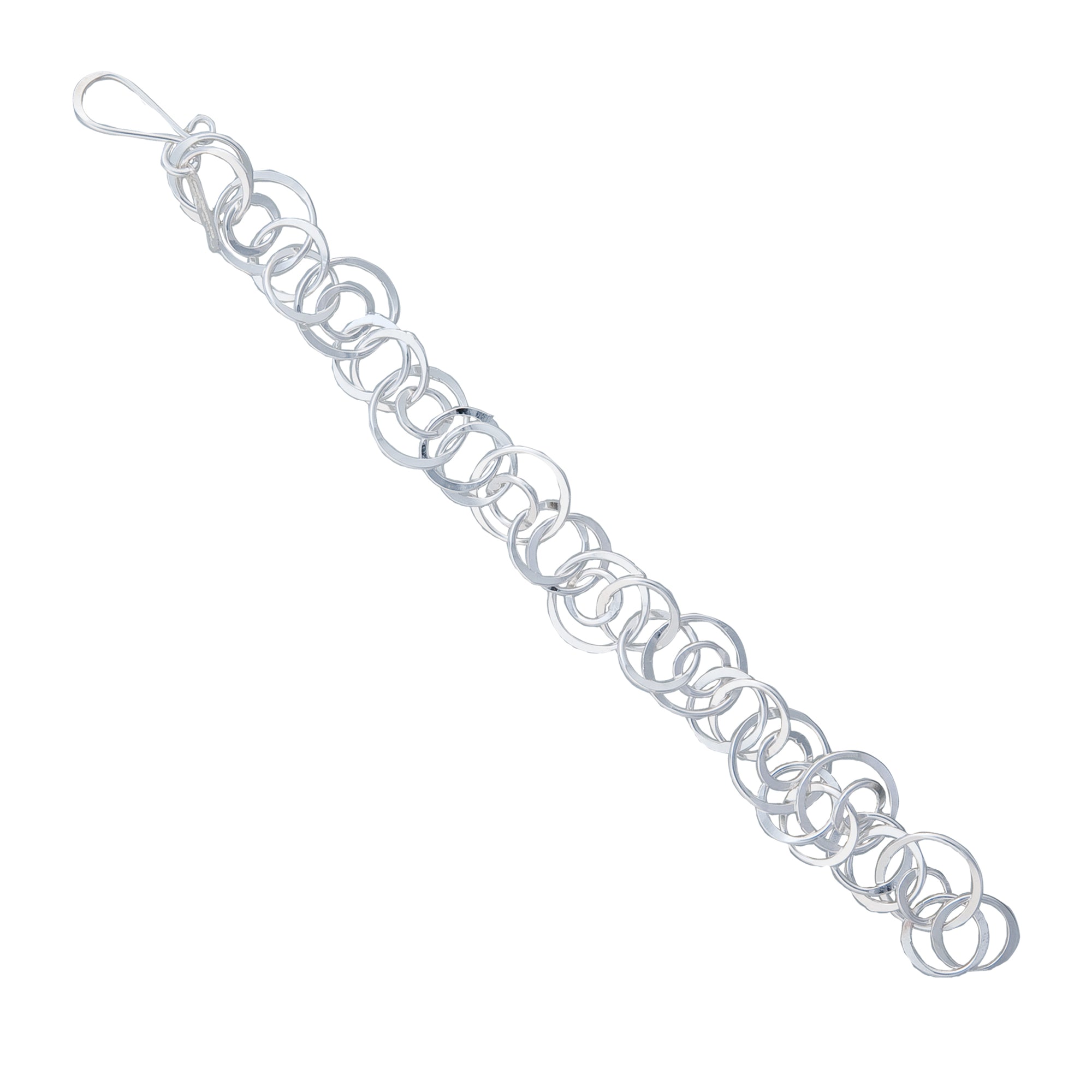 Sterling Silver Multi Circle Bracelet | Charles Albert Jewelry