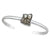 Sterling Silver Pyrite Mini Cuff | Charles Albert Jewelry