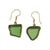 Alchemia Green Recycled Glass Earrings | Charles Albert Jewelry