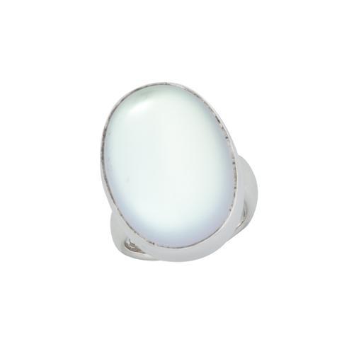 Sterling Silver Oval Luminite Adjustable Ring | Charles Albert Jewelry