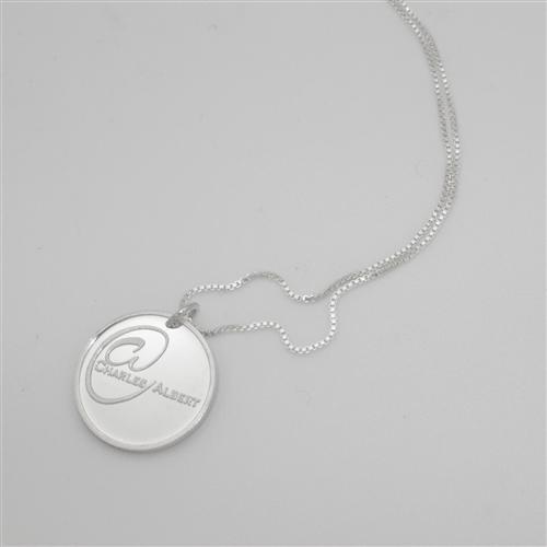 Sterling Silver Charles Albert Coin Pendant with 18&quot; Chain | Charles Albert Jewelry