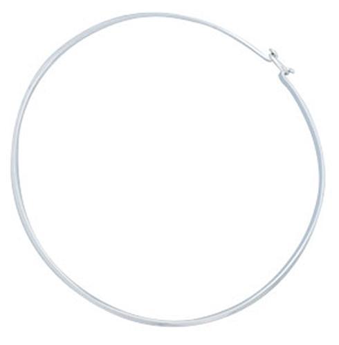 Silver Plated Round Neckwire with Clasp | Charles Albert Jewelry